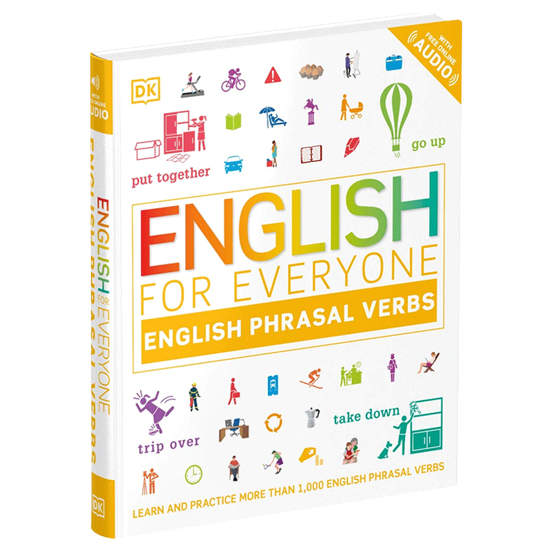 英文原版 English for Everyone English Phrasal Verbs DK人人学英语 动词短语 外语自学图解工具书 英文版 进口原版英语书籍