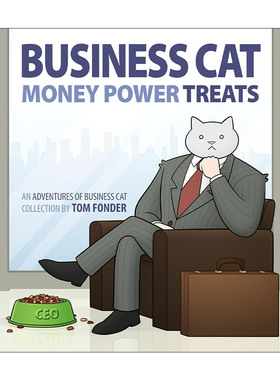 英文原版 Money Power Treats 霸道总裁喵 金钱 权力 猫粮 幽默漫画 英文版 进口英语原版书籍
