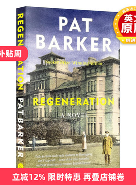 英文原版 Regeneration Regeneration Trilogy 01 重生三部曲之一 重生 布克奖得主Pat Barker 英文版 进口英语原版书籍