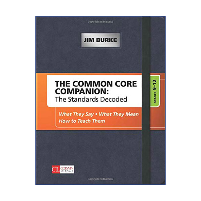 英文原版 The Common Core Companion: The Standards Decoded  Grades 9-12 共同核心标准 教学标准解读指南 9-12年级阶段 进口