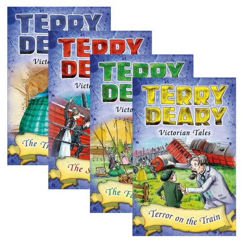 英文原版 Terry Deary's Historical Talesy Victorian Tales 维多利亚时代的故事4册 儿童章节桥梁书 英文版 进口英语原版书籍