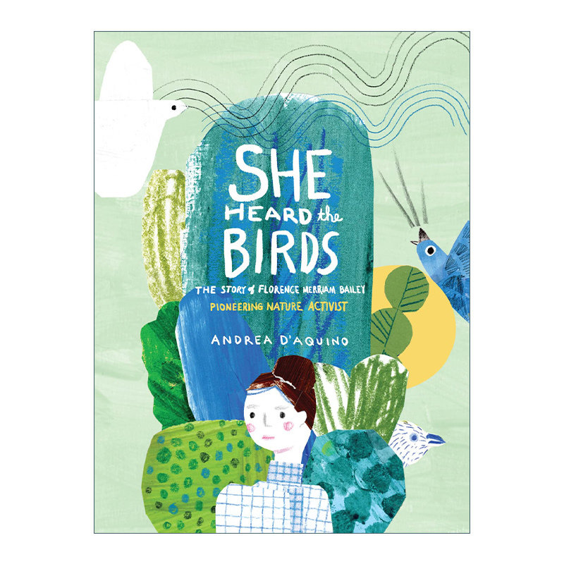 英文原版 She Heard the Birds 她听见了鸟类的声音 艺术启蒙精装绘本 英文版 进口英语原版书籍