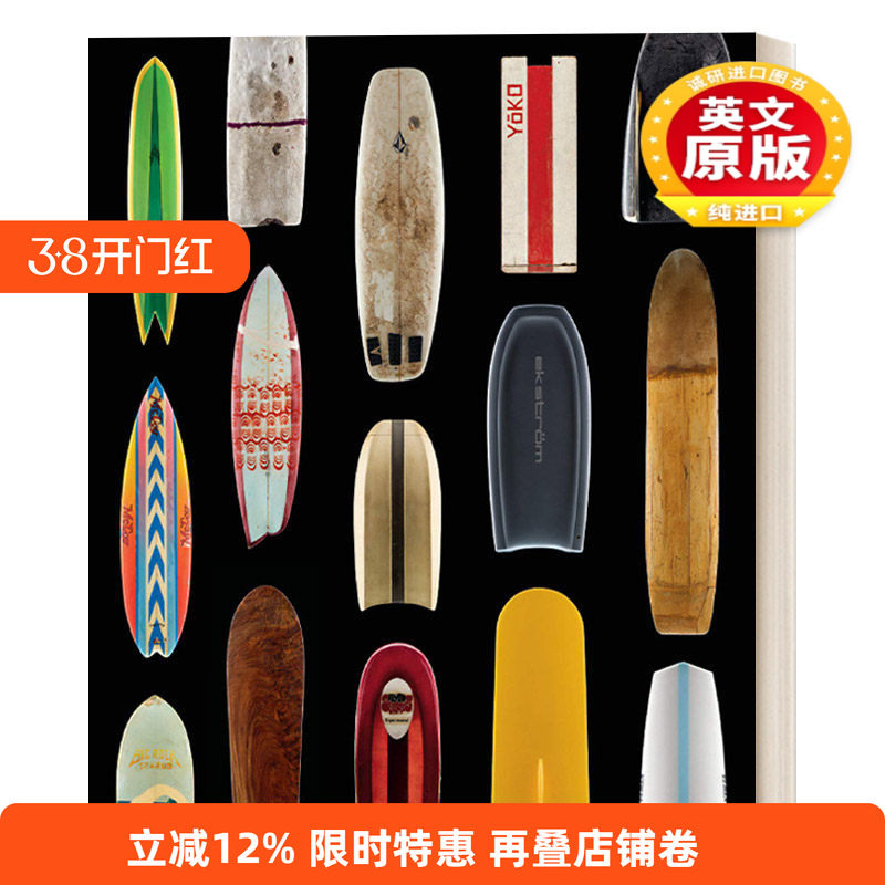 英文原版 Surf Craft The MIT Press 冲浪工艺 滑板的设计与内在文化 Richard Kenvin 精装 英文版 进口英语原版书籍