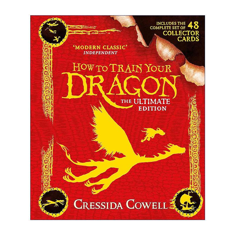 英文原版 How to Train Your Dragon The Ultimate Collector Card Edition 驯龙高手 精装 含终极收藏卡片48张 进口英语原版书籍