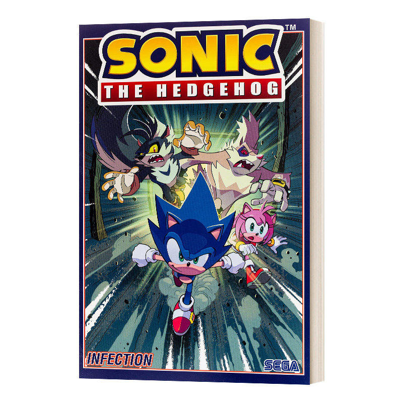 英文原版Sonic The Hedgehog  Vol. 4 Infection 刺猬索尼克第四卷 感染 音速小子 英文版 进口英语原版书籍儿童全英语书