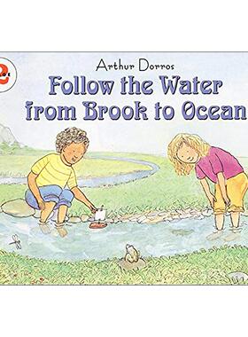 英文原版 Let's Read and Find Out 2 Follow the Water from Brook to Ocean 自然科学启蒙阅读与发现2级 跟着水从小溪到海洋