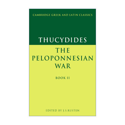 英文原版 Thucydides: The Peloponnesian War Book II 修昔底德 伯罗奔尼撒战争史 卷二 剑桥希腊拉丁语经典系列 原文加学者注释