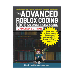 Advanced 进口书 Edition Guide Book Coding Roblox Updated Unofficial 高级Roblox编码 修订版 书 非官方指南 The 英文原版