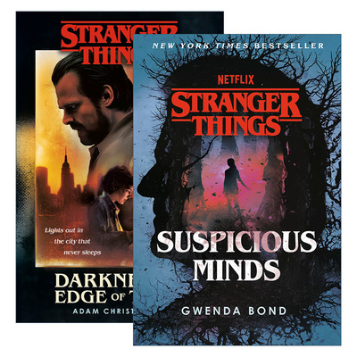 英文原版小说 Stranger Things 怪奇物语官方前传系列2册 怀疑的心 小镇边缘的黑暗 英文版 进口英语原版书籍