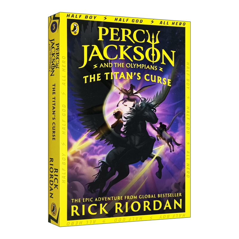 【单本】波西杰克逊与巨神之咒英文原版小说 Percy Jackson and the Titan's Curse青少年英语课外阅读书籍英文版进口书-封面