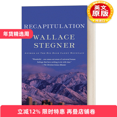 英文原版 Recapitulation 重演 经典文学 普利策奖得主Wallace Stegner 英文版 进口英语原版书籍