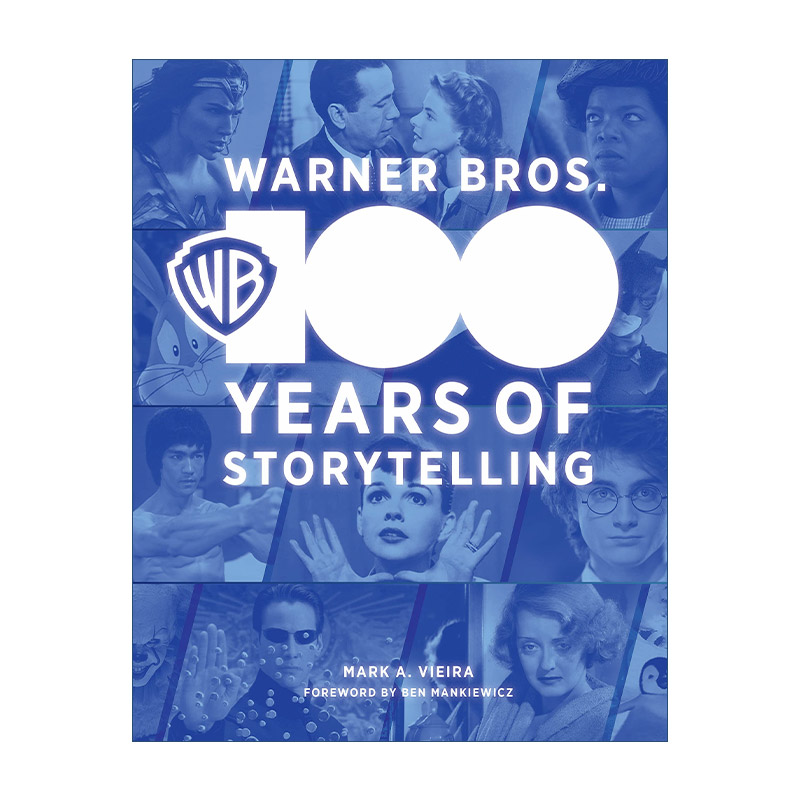 英文原版 Warner Bros 华纳兄弟 100周年官方纪念画册 精装 好莱坞影业故事 英文版 进口英语原版书籍