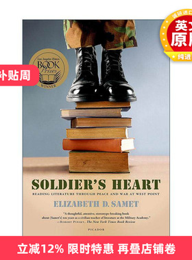 英文原版 Soldier's Heart 士兵的心 西方观点下的和平时期与战时文学阅读 洛杉矶时报书奖 英文版 进口英语原版书籍