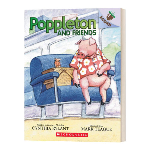 英文原版 Poppleton and Friends An Acorn Book 小猪波普尔顿2 学乐大树姐妹篇橡树系列 英文版 进口英语原版书籍儿童全英语书