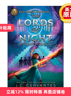 英文原版 The Lords of Night 黑夜之神 风暴奔跑者系列1 儿童奇幻冒险小说 J.C. Cervantes 精装 英文版 进口英语原版书籍