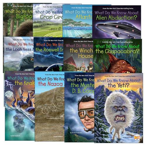 英文原版 What Do We Know About系列12册套装 儿童科普百科 什么是尼斯湖水怪 什么是北海巨妖 英文版 进口英语原版书籍