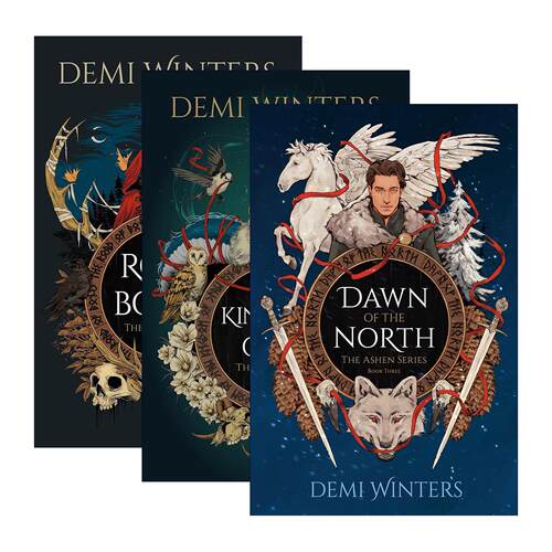 英文原版 Ashen 阿什恩系列3册 北地拂晓 白骨之路 爪之王国 奇幻小说 Demi Winters 英文版 进口英语原版书籍
