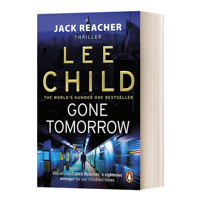 英文原版小说 Gone Tomorrow Jack Reacher 13 明日已逝 李查德 杰克·李奇系列13 英文版 进口英语原版书籍