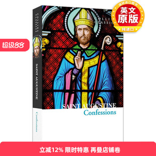 英文原版 The Confessions of Saint Augustine 圣奥古斯丁忏悔录 Collins Classics 柯林斯经典系列 旧版 英文版 进口英语原版书
