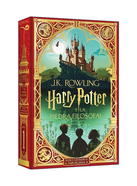 西班牙语原版 Harry Potter y la piedra filosofal 哈利波特与魔法石 西班牙语版 J.K. Rowling罗琳 精装全彩插图版进口原版书籍