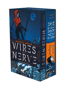 英文原版 Wires and Nerve 青少年科幻漫画2册盒装 月族作者 玛丽莎梅尔 英文版 进口英语原版书籍