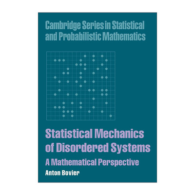 英文原版 Statistical Mechanics of Disordered Systems 无序系统的统计力学 剑桥统计与概率数学系列 英文版 进口英语原版书籍
