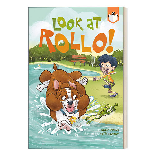 英文原版 Look at Rollo!  看罗洛！ 兰登儿童幽默桥梁章节书 全彩插画 Reed Duncan 英文版 进口英语原版书籍