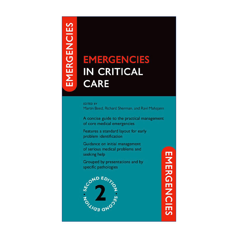 英文原版 Emergencies in Critical Care 牛津重症监护中的突发状况处理指南 英文版 进口英语原版书籍