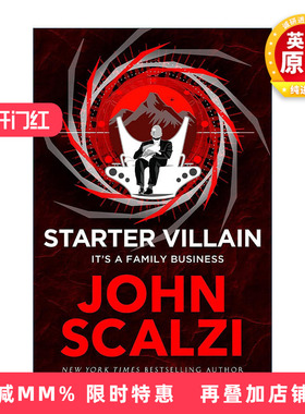英文原版 Starter Villain 入门反派 精装奇幻小说 雨果奖得主约翰·斯卡尔齐 John Scalzi新作 英文版 进口英语原版书籍
