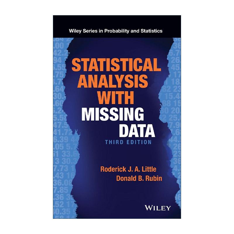 英文原版 Statistical Analysis With Missing Data 缺失数据统计分析 精装第3版 美国密歇根大学Roderick J Little教授 英文版