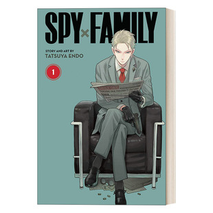 英文原版 Spy x Family Vol 1 间谍家家酒 漫画1 英文版 进口英语原版书籍