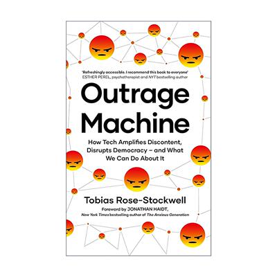英文原版 Outrage Machine 失控的愤怒机器 从同理到对立 社群媒体如何扭曲人心 英文版 进口英语原版书籍