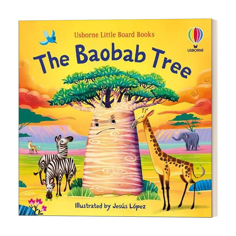 英文原版 little board books the baobab tree 猴面包树 儿童科普类