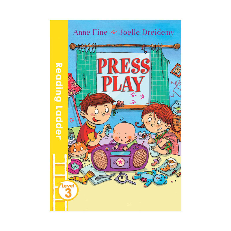 英文原版 Reading Ladder Level 3 Press Play 彩色香蕉系列分级读物 爸妈不在家 安妮范恩故事 英文版 进口英语原版书籍