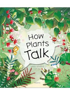 英文原版 How Plants Talk 植物的语言 如何交流 儿童自然科普百科精装绘本 Linh Dao插画 英文版 进口英语原版书籍