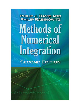 英文原版 Methods of Numerical Integration 数值积分方法 第二版 数学经验作者Philip J. Davis 英文版 进口英语原版书籍