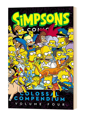 辛普森漫画大全4 英文原版 Simpsons Comics Colossal Compendium Volume 4 英文版 进口原版英语漫画书籍 Matt Groening