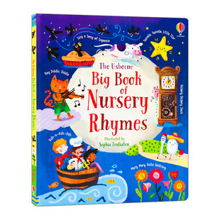 英文原版绘本 The Usborne Big Book of Nursery Rhymes 欧美经典童谣 精装大开本纸板书 儿童音律启蒙 英文版 进口英语原版书籍