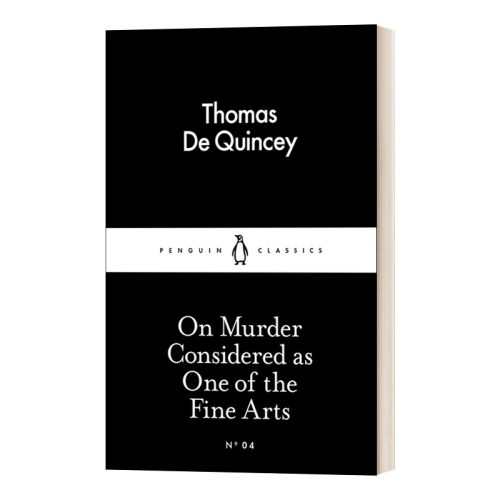 英文原版 On Murder Considered as One of the Fine Arts 托马斯·德·昆西 论作为艺术的谋杀 英文版 进口英语原版书籍
