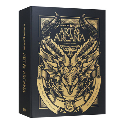 英文原版 Dungeons & Dragons Art & Arcana 龙与地下城视觉历史游戏艺术设定集 精装特别收藏盒装 英文版 进口英语原版书籍