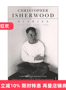 英文原版 Christopher Isherwood Diaries 克里斯托弗·伊舍伍德日记集 英文版 进口英语原版书籍
