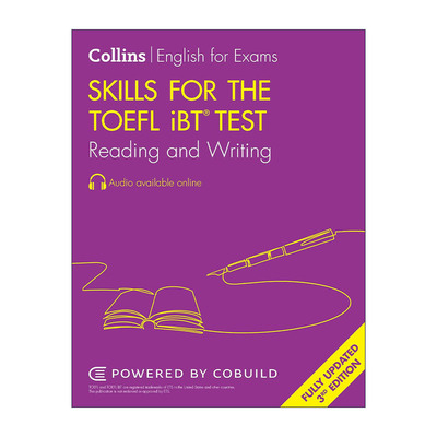 英文原版 Skills for the TOEFL iBT Test Reading and Writing 新托福考试教材 阅读和写作 第三版改革版 含在线音频 进口书籍