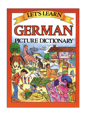英文原版 Let's Learn German Picture Dictionary 德语图解字典 精装 英文版 进口英语原版书籍