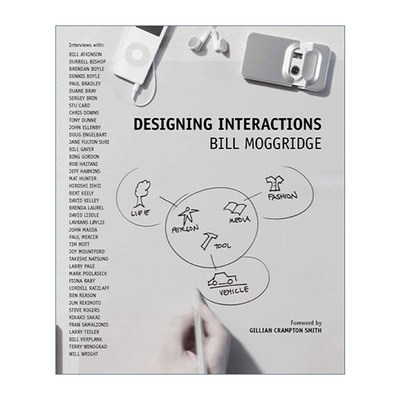 英文原版 Designing Interactions The MIT Press 关键设计报告 改变过去影响未来的交互设计法则 Bill Moggridge 精装 进口书籍