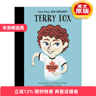 英文原版绘本 Little People  Big Dreams Terry Fox 小人物大梦想纸板书 特里福克斯 精装 英文版 进口英语原版书籍