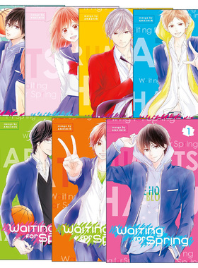 英文原版 Waiting For Spring 守望春天的我们系列1-7册 同名土屋太凤主演日剧校园漫画 ANASHIN 讲谈社 英文版 进口英语原版书籍