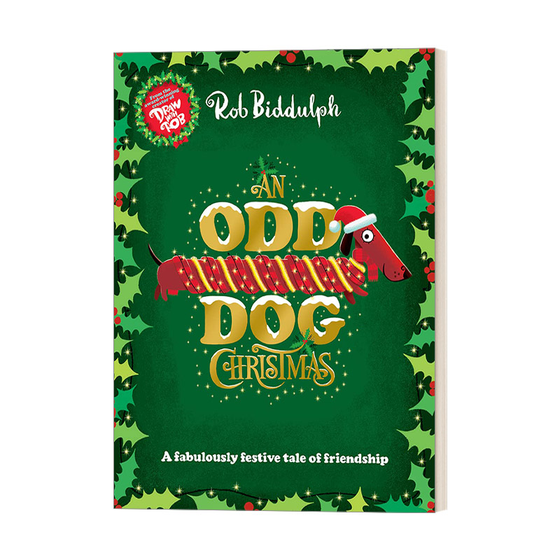 英文原版绘本 An Odd Dog Christmas 一只与众不同的狗过圣诞 罗伯·比达尔夫 英文版 进口英语原版书籍