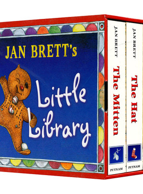 英文原版 Jan Brett's Little Library 简·布雷特的小图书馆 3册盒装 英文版 进口英语原版书籍儿童全英语书