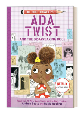 英文原版 Ada Twist and the Disappearing Dogs 梦想行动派系列05 艾达与消失的狗狗 STEAM教育 精装 英文版 进口英语原版书籍