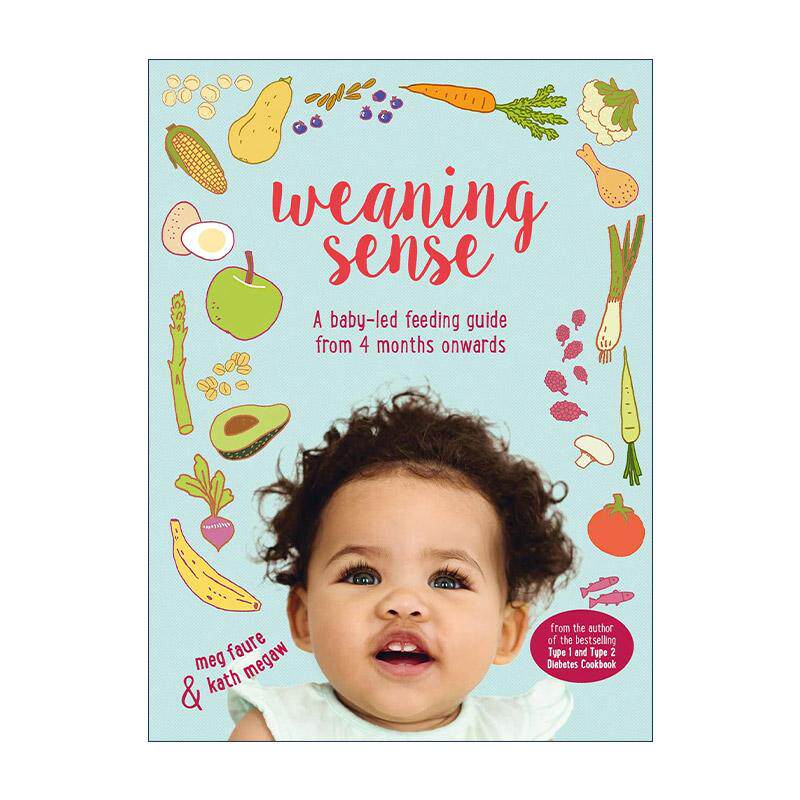 英文原版 Weaning Sense 母婴无压力断奶指南 婴儿辅食食谱 英文版 进口英语原版书籍